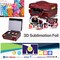 3D Sublimation Heat Transfer Film Sheets 8.5x11 for Vacuum heat Press Machine
